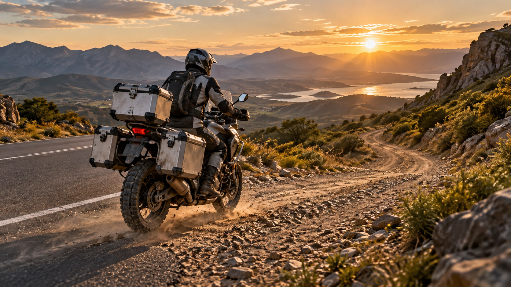 Recorrido documental por tierra en motocicleta